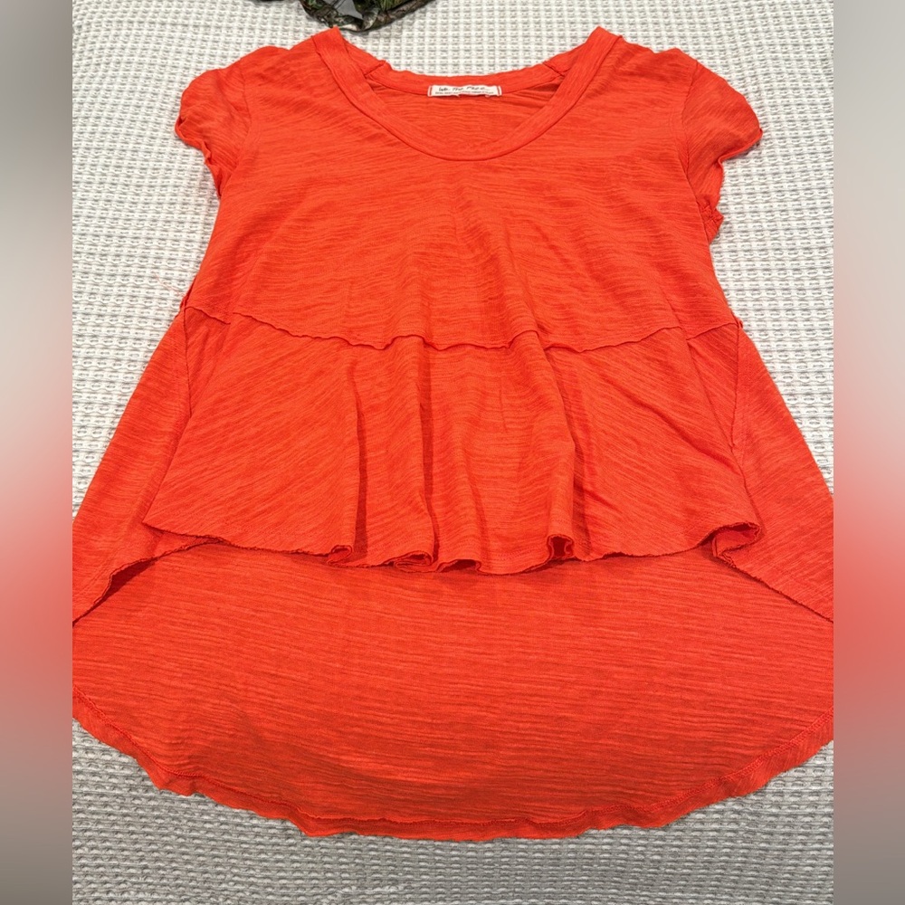 Free People Orange Top